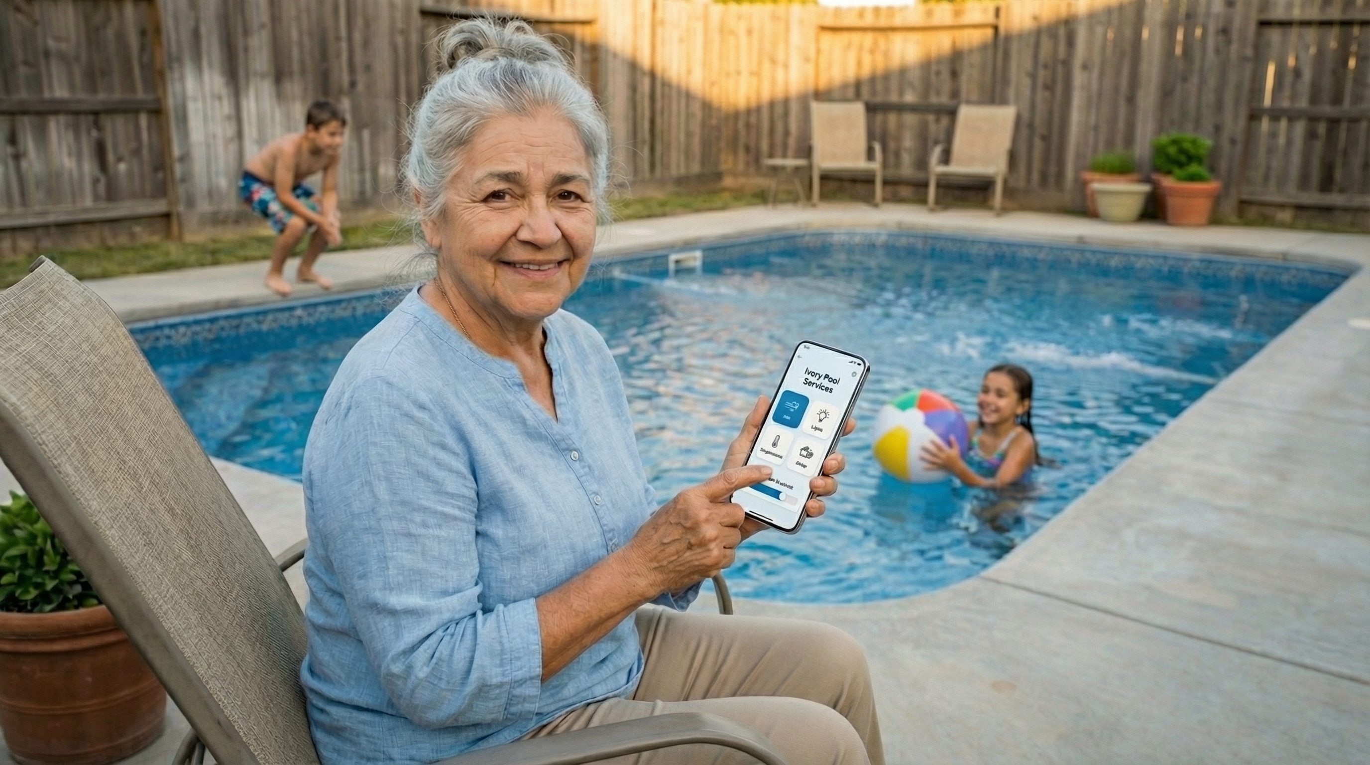 Smart Pool Home Automation via Phone